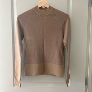 Balenciaga brown cashmere crewneck sweater